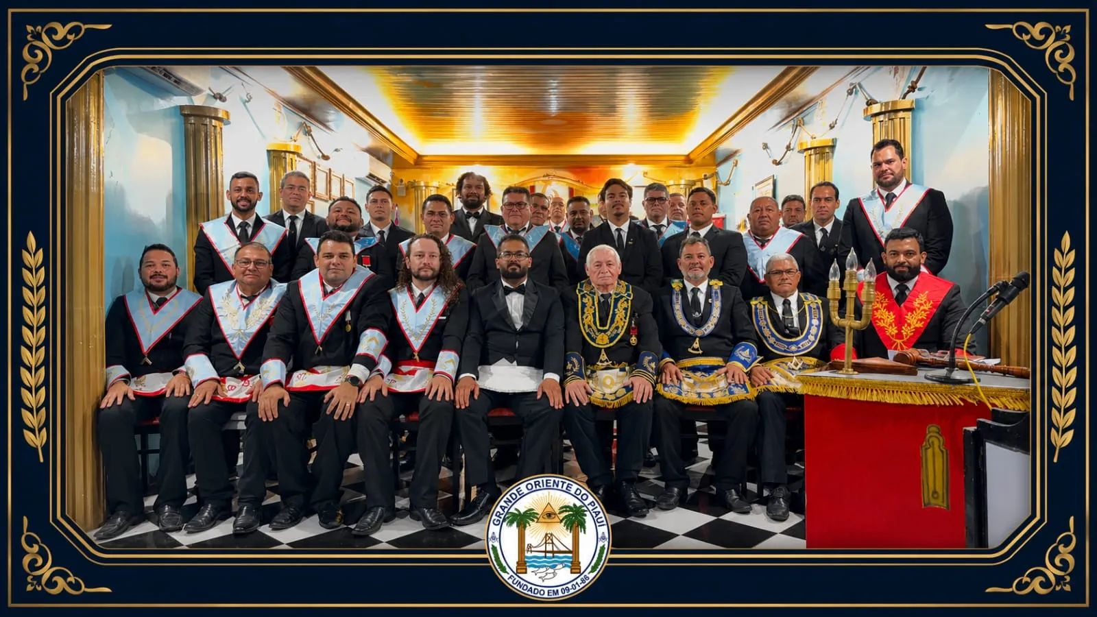 Grande Oriente do Piauí realiza Sessão Magna Conjunta de Instalação, Posse e Iniciação em Parnaíba